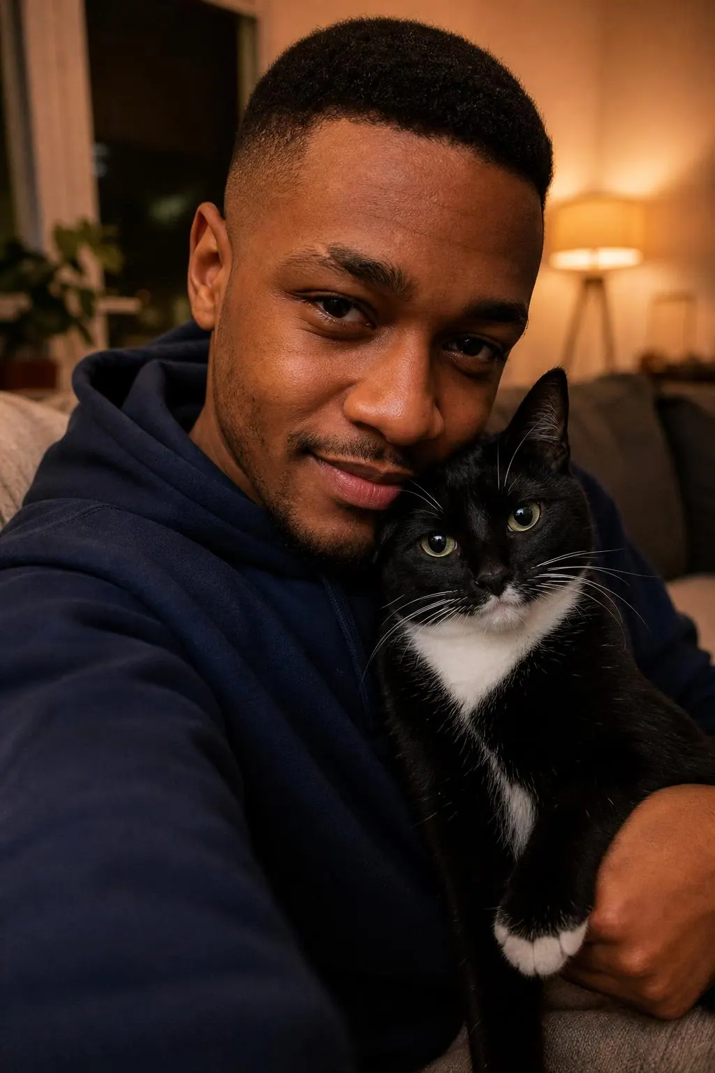 Sofa Selfie sample portrait